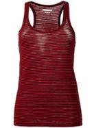 Isabel Marant Étoile Striped Tank Top, Women's, Size: Small, Red, Cotton/linen/flax