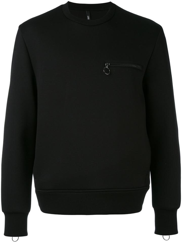 Neil Barrett Classic Knitted Sweatshirt - Black