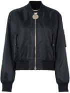 Givenchy Classic Bomber Jacket, Women's, Size: 36, Black, Polyamide/viscose/polyester