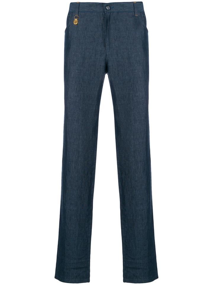 Billionaire Straight-leg Trousers - Blue