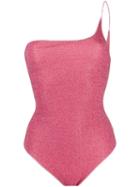 Oseree One-shoulder Swimsuit - Pink