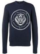 Billionaire 'lion' Sweater - Blue