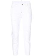 Dsquared2 Cool Girl Cropped Jeans - White
