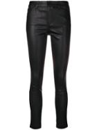 Theory Cropped Skinny Trousers - Black