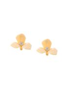 Lele Sadoughi Floral Pendant Earrings - Yellow