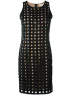 Michael Michael Kors Perforated Fitted Dress