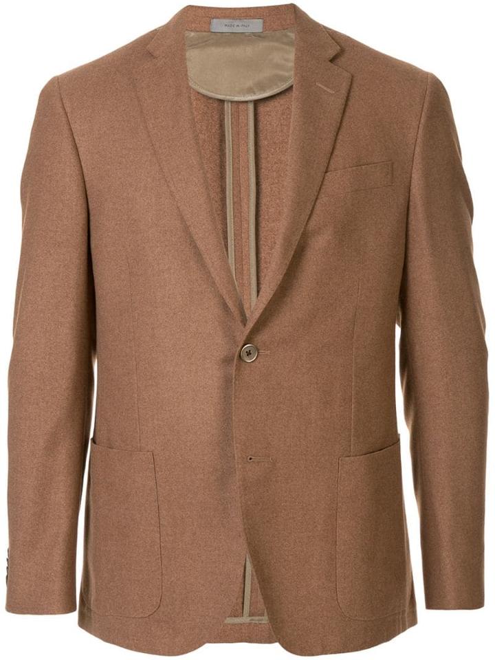 Corneliani Patch Pocket Blazer - Brown