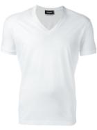 Dsquared2 Basic V-neck T-shirt, Men's, Size: Small, White, Cotton