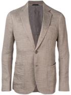 Giorgio Armani Single Breasted Blazer - Grey