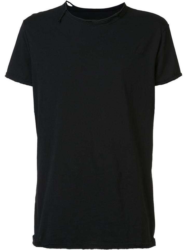 Greg Lauren Wrecked T-shirt, Men's, Size: 2, Black, Cotton