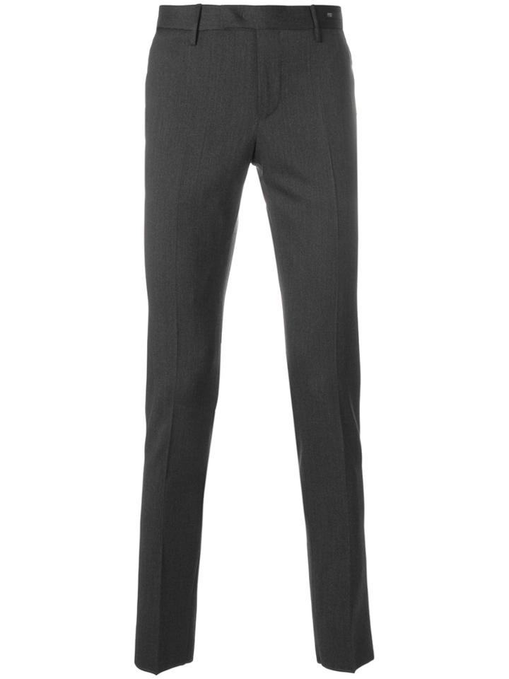 Pt01 Slim Tailored Trousers - Grey