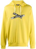 Karl Lagerfeld Logo Print Hoodie - Yellow