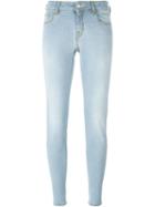 Jacob Cohen Stonewash Effect Skinny Jeans, Women's, Size: 28, Blue, Cotton/spandex/elastane