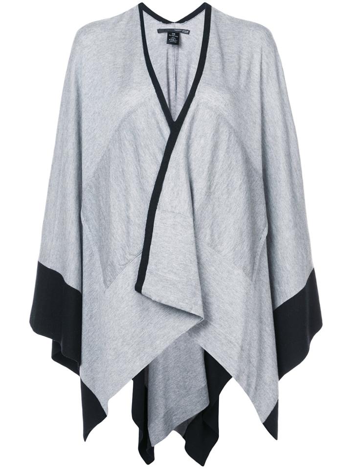 Thomas Wylde Ivy Draped Coat - Grey
