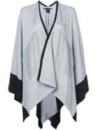 Thomas Wylde Ivy Draped Coat - Grey