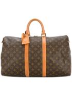Louis Vuitton Vintage Keepall 45 Travel Bag - Brown