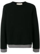 Marni Striped Hem Sweatshirt - Black