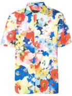 Love Moschino Multicoloured Floral Shirt - Blue