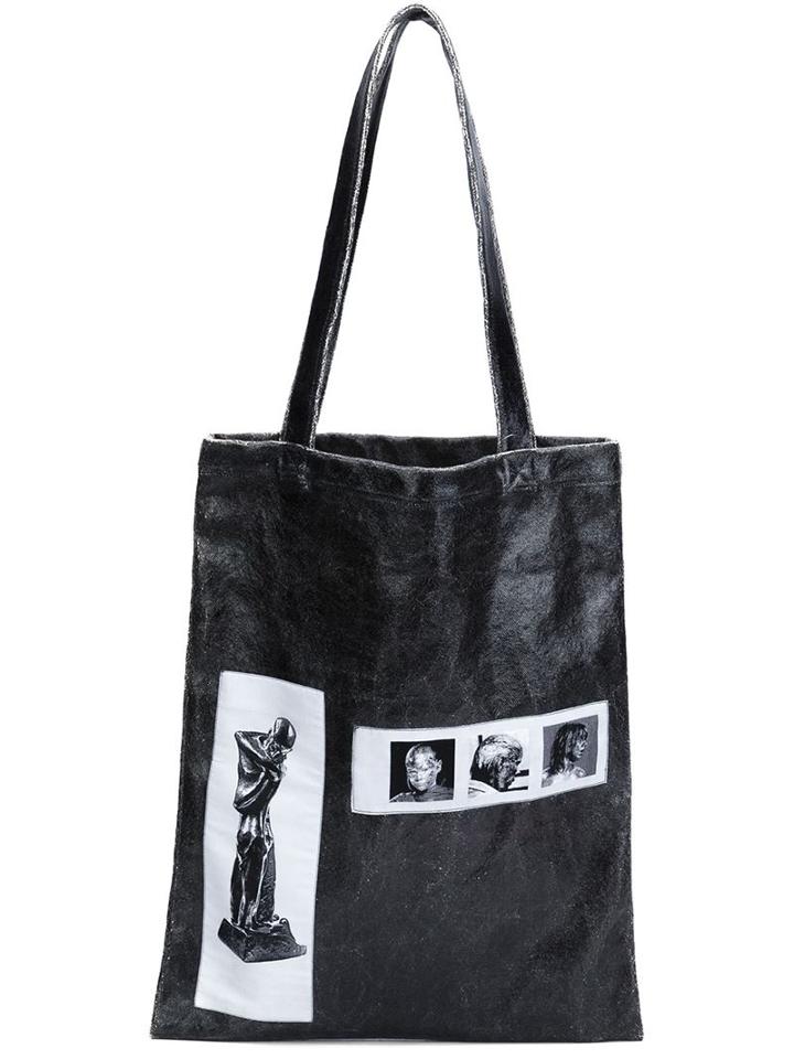 Rick Owens Drkshdw Portrait Print Tote Bag