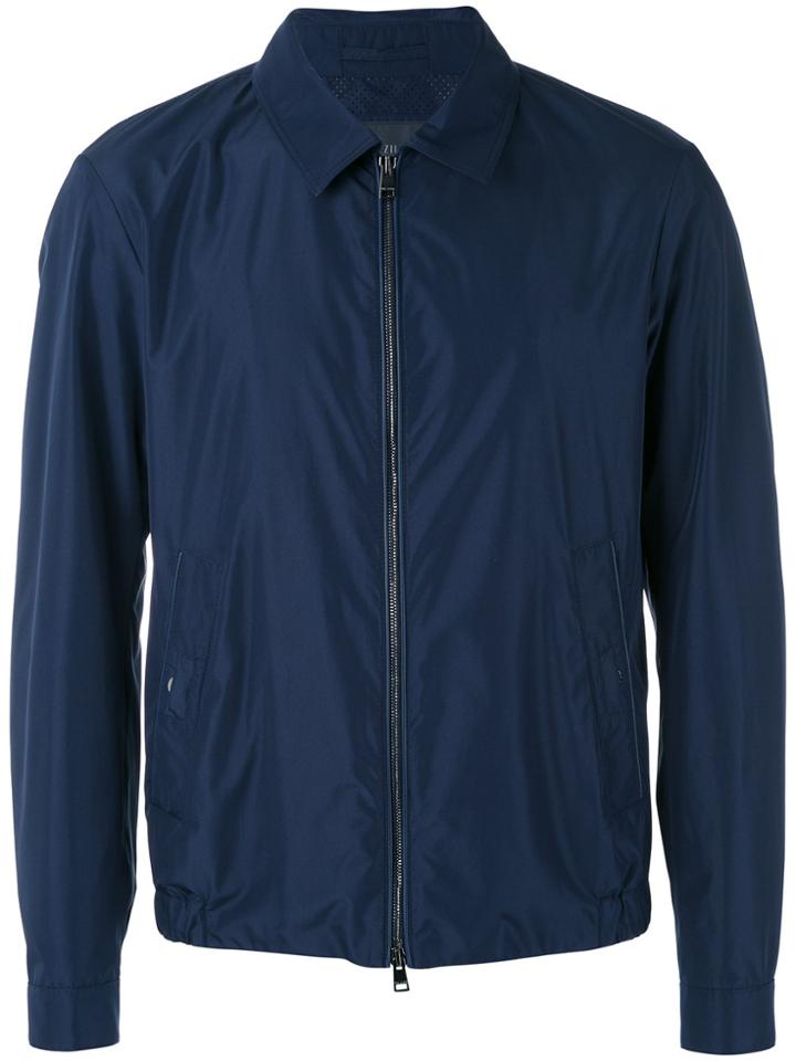 Pal Zileri Collared Rain Jacket - Blue