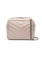 Saint Laurent Light Pink Monogram Lou Lou Quilted Leather Cross Body