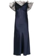Christopher Esber Lace Embellished Textured Dress - Blue