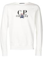 Cp Company 30/1 Crew Sweatshirt - White