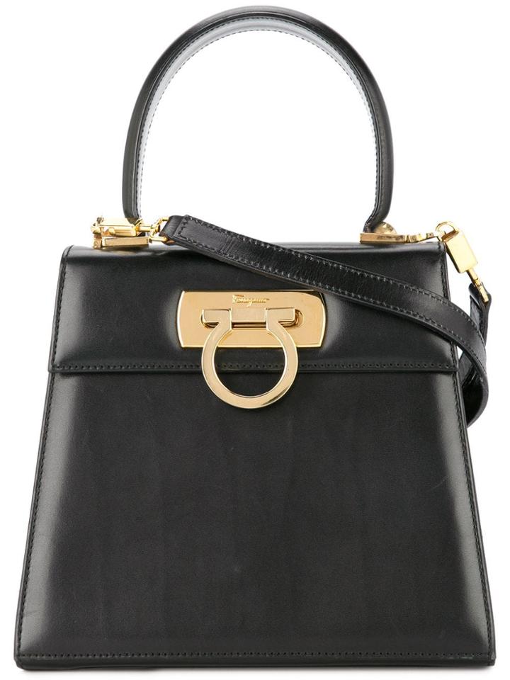 Salvatore Ferragamo Pre-owned Gancini 2way Tote - Black