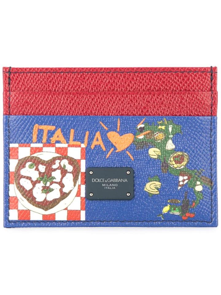 Dolce & Gabbana Dauphine Printed Cardholder - Multicolour