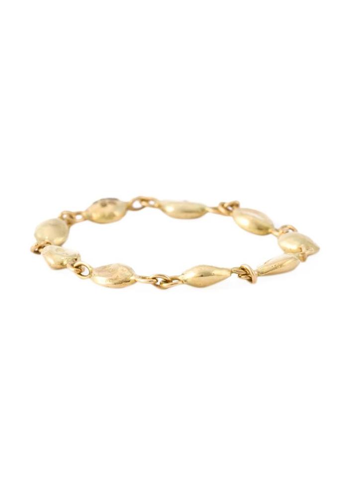 Natasha Collis Nugget Single Diamond Ring, Women's, Metallic