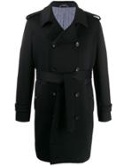 Circolo 1901 Double Breasted Coat - Blue