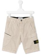 Stone Island Kids Bermuda Shorts, Boy's, Size: 8 Yrs, Nude/neutrals