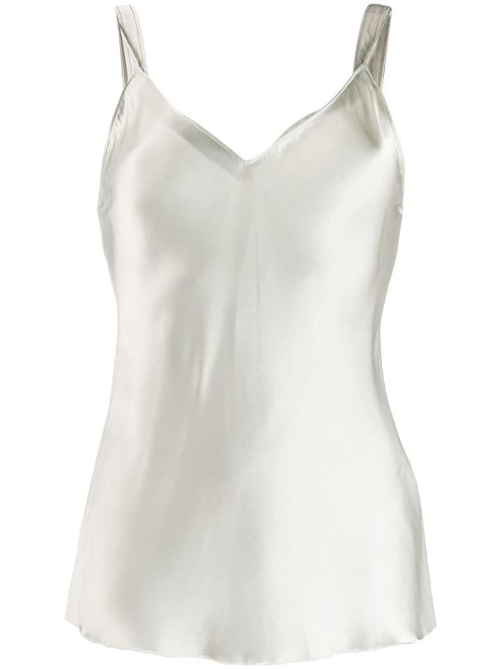 Helmut Lang Double Strap Slip Top - Grey