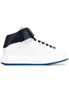 Alexander Mcqueen Hi-top Sneakers, Men's, Size: 41, White, Calf Leather/leather/rubber