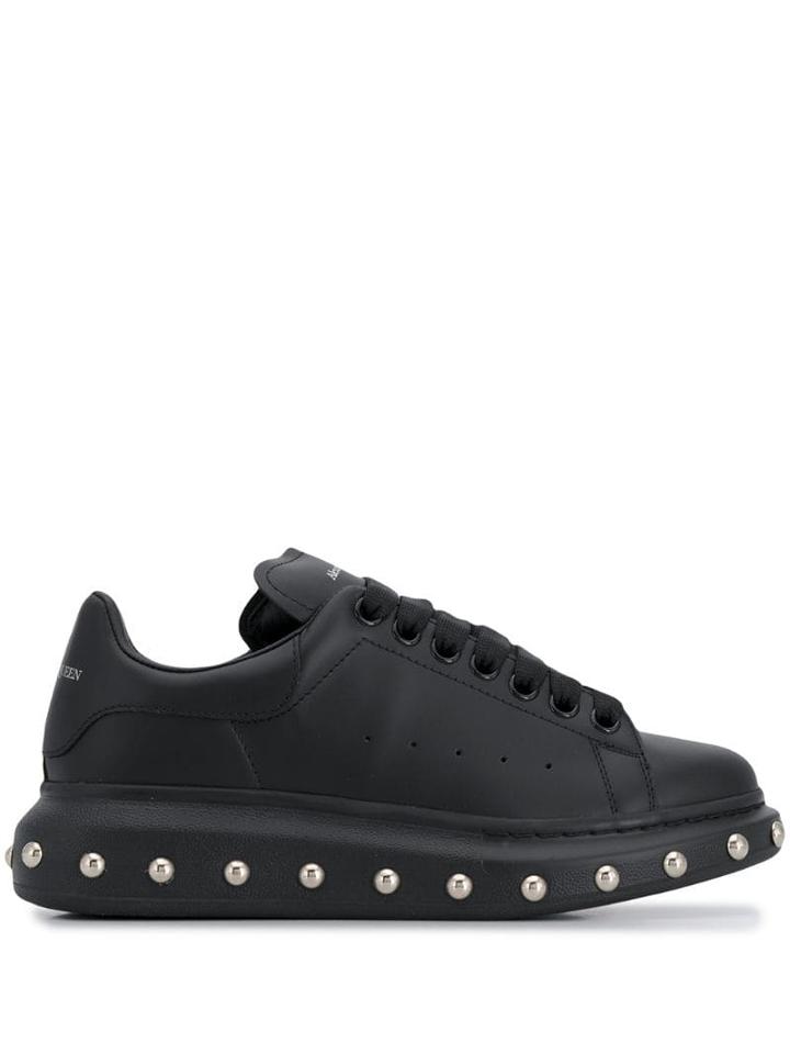 Alexander Mcqueen Studded Oversized Sneakers - Black