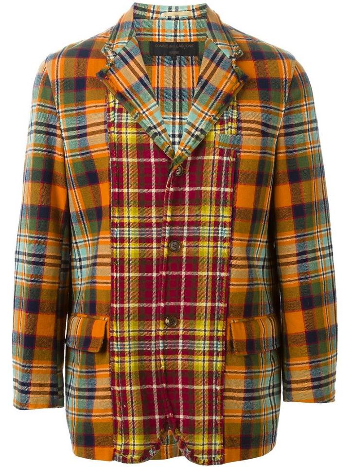 Comme Des Garçons Pre-owned Tartan Blazer - Multicolour