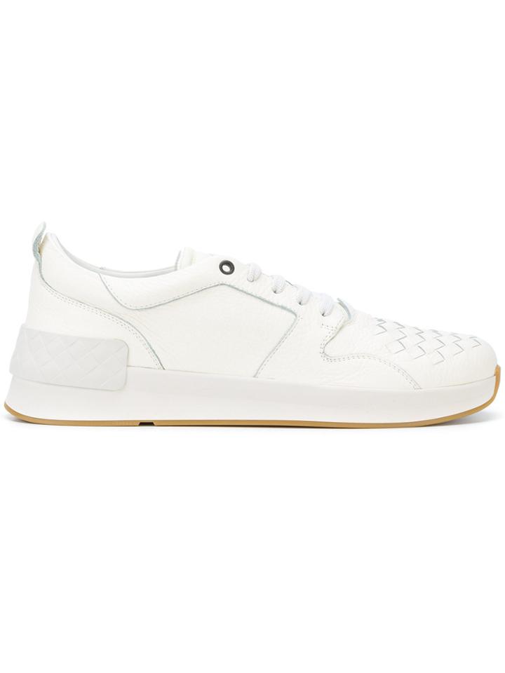 Bottega Veneta Intrecciato Runner Sneakers - Nude & Neutrals