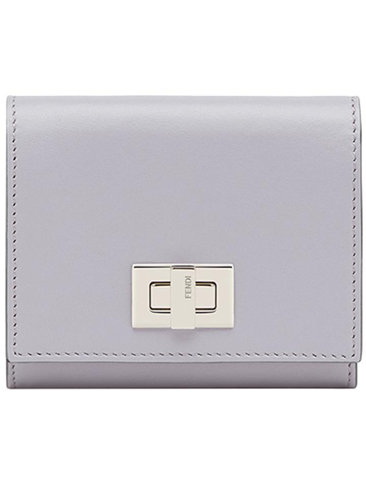 Fendi Peekaboo Card Holder - Grey