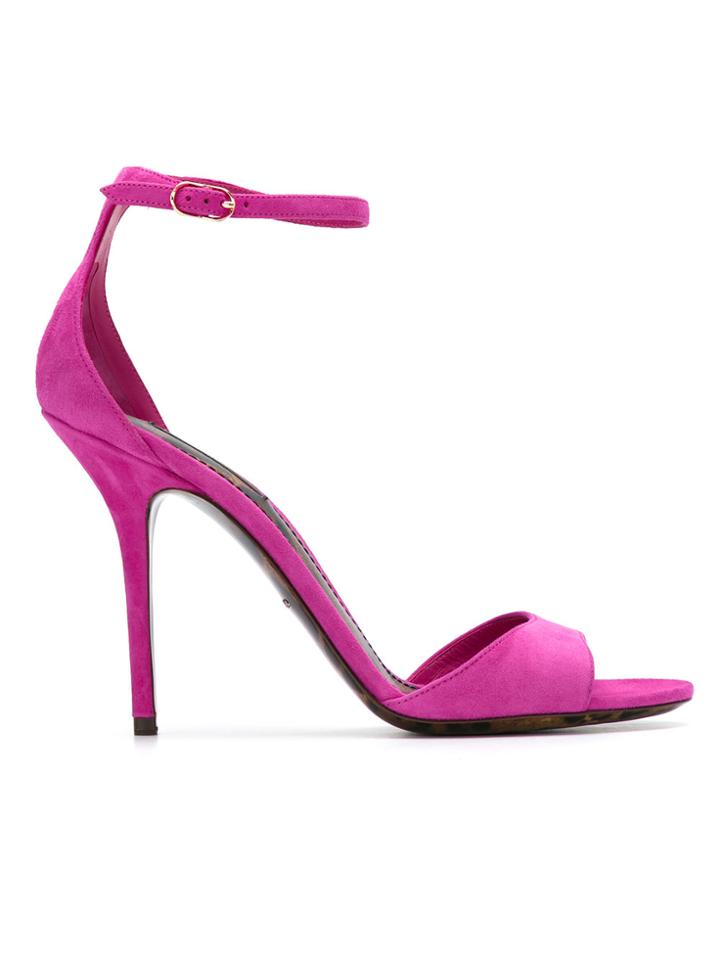 Dolce & Gabbana Stiletto Sandals - Pink & Purple