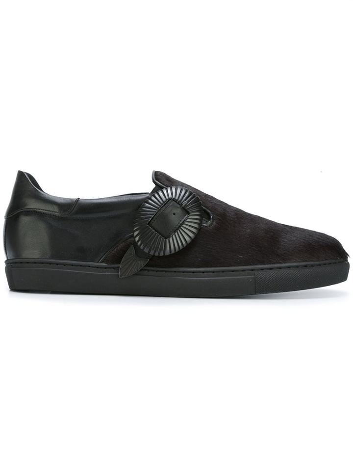 Toga Virilis Buckled Low Top Sneakers