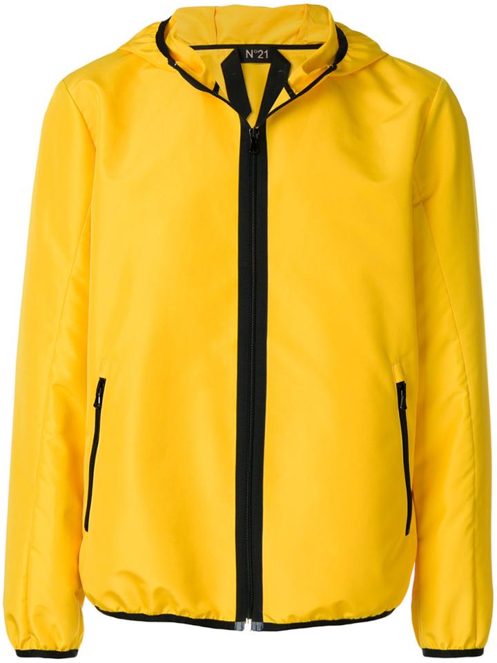No21 Hooded Jacket - Yellow & Orange