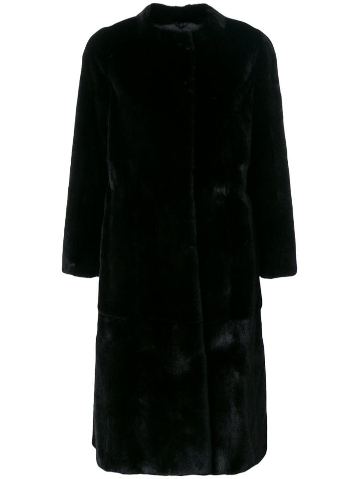 Liska Liska Fur Coat - Black