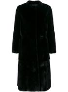 Liska Liska Fur Coat - Black