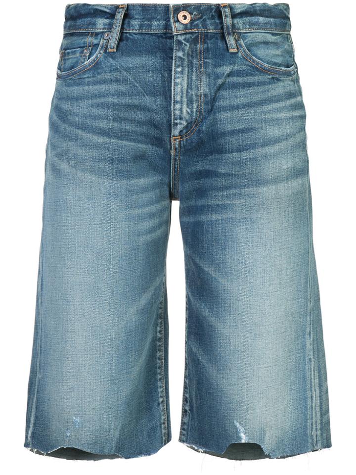 Simon Miller Cut-off Denim Shorts - Blue