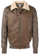 Save The Duck Shell-panelled Jacket - Brown