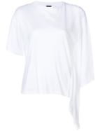 Pinko Asymmetric Logo T-shirt - White