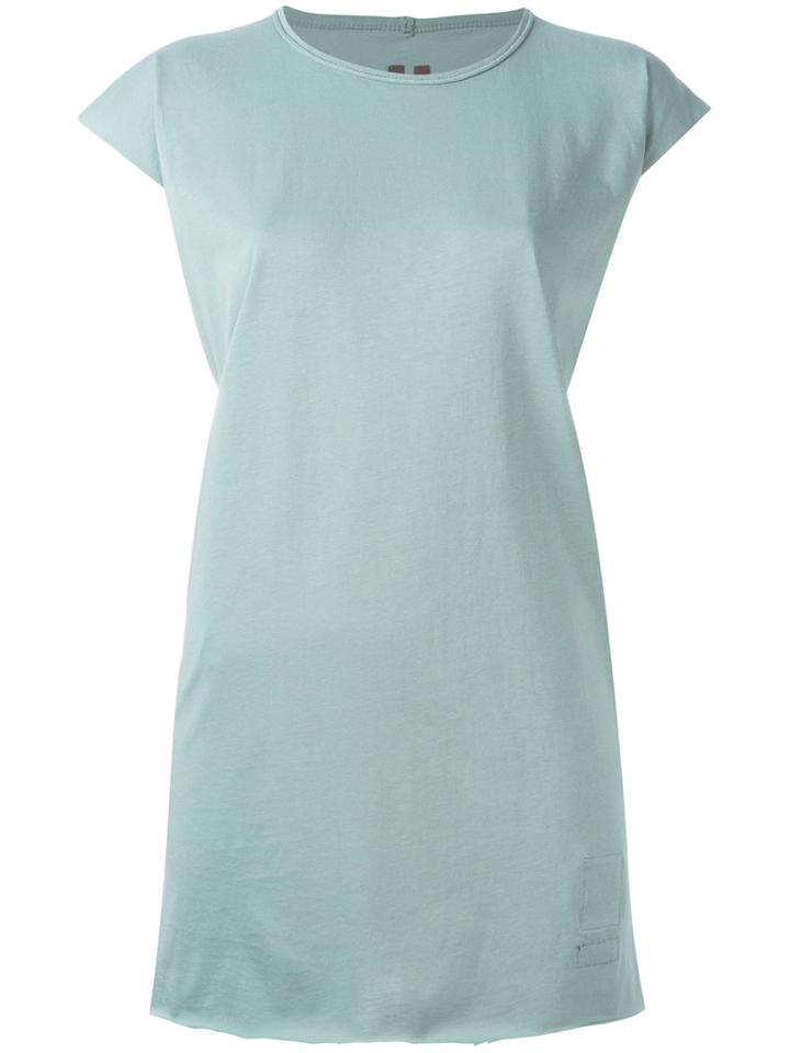 Rick Owens Drkshdw Long Top, Women's, Size: Large, Green, Cotton