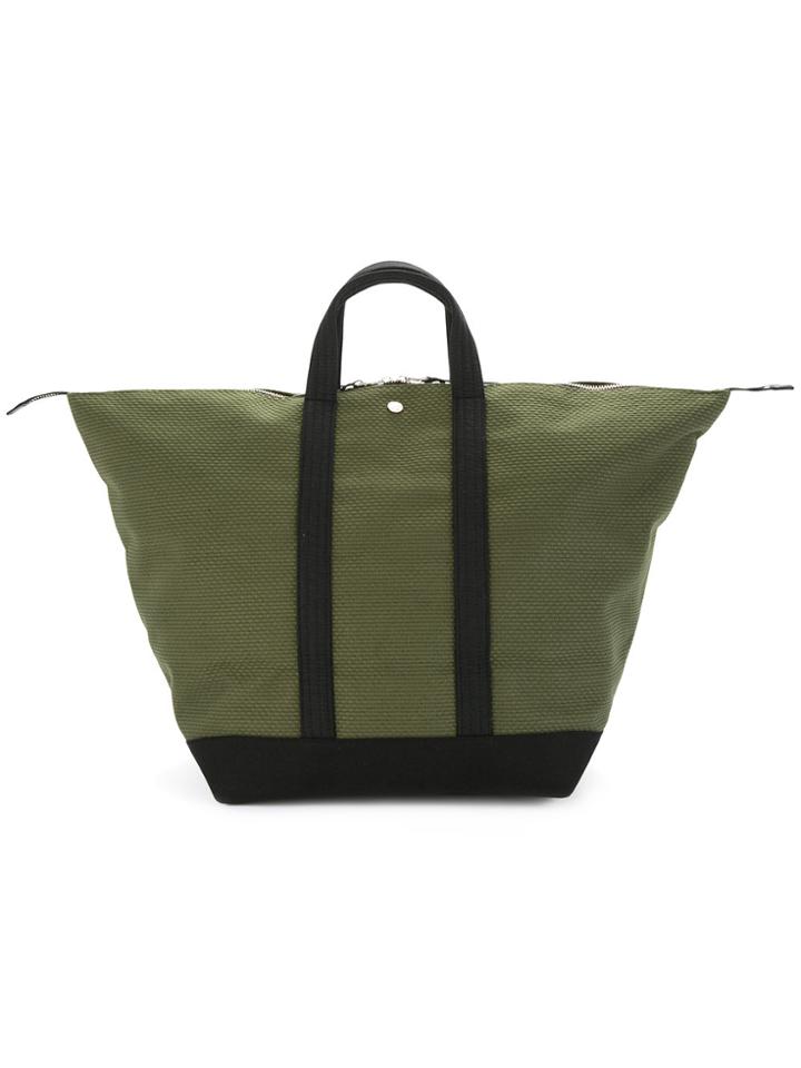 Cabas Bowler Tote - Green