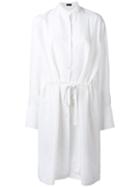 Joseph Victor Dress, Women's, Size: 40, White, Silk/cotton