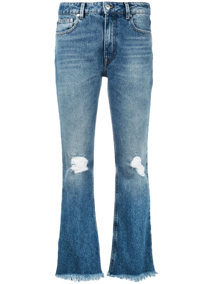 Msgm Flared Jeans - Blue